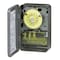 Intermatic 24-Hour Mechanical Time Switch, 120 VAC, 60Hz, SPST, Indoor Metal Enclosure, 1 Hour Interval T101D89 - alternate 1